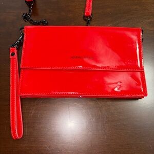 Kendall & Kylie Glossy Red Crossbody Bag